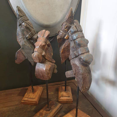 Decorative Carved Horses - pod&seed online